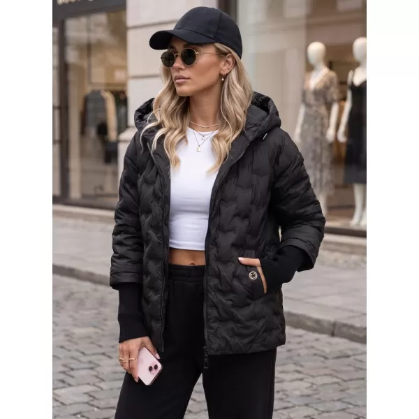  Geaca de dama DSTREET TY5871 NEGRU 