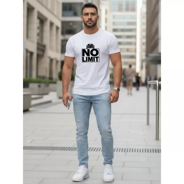  Tricou pentru bărbați DSTREET NX0129R-WH ALB 