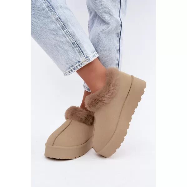  Oameni de zăpadă pentru femei BIG STAR SHOES UU274204 BEJ 
