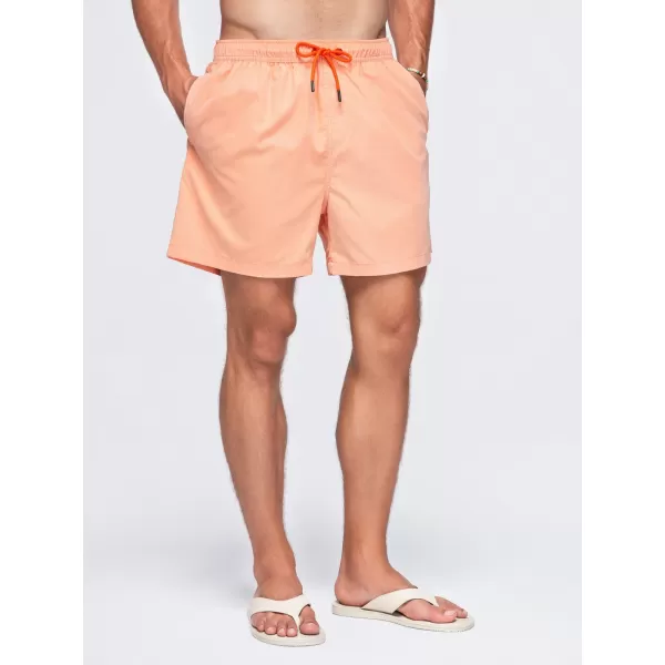  Pantaloni scurți pentru bărbați OMBRE OM-SRSS-0216 PORTOCALIU PASTEL 