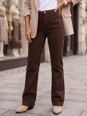 Pantaloni de dama DSTREET UY3106 MARO