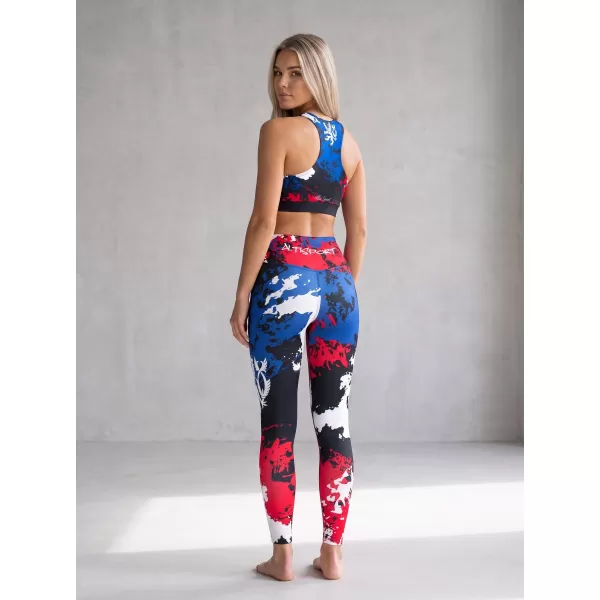  Jambiere funcționale lungi premium pentru femei (dimensiuni noi) ALTISPORT VOJ/ALW036LEG05 PETE 