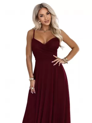 Rochie de femei NUMOCO 681-3 BURGUNDIA