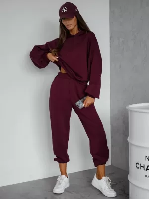 Set pentru femei DSTREET AY1211 BURGUNDIA
