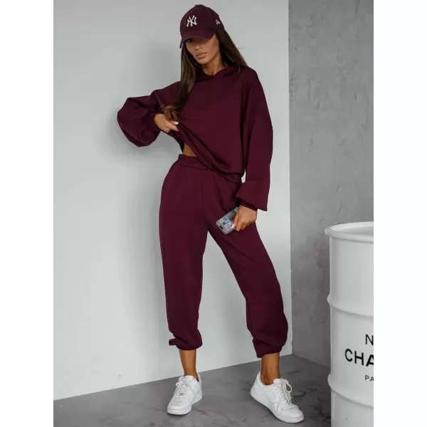 Set pentru femei DSTREET AY1211 BURGUNDIA 