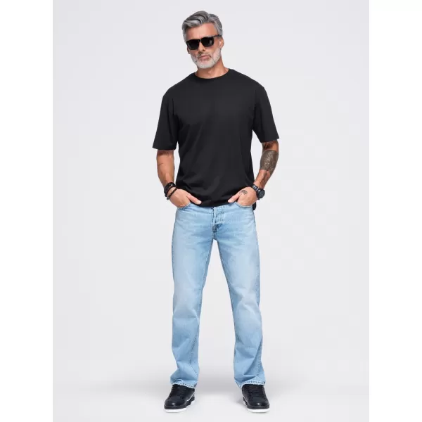  Tricou pentru bărbați OMBRE OM-TSPT-0283 NEGRU 