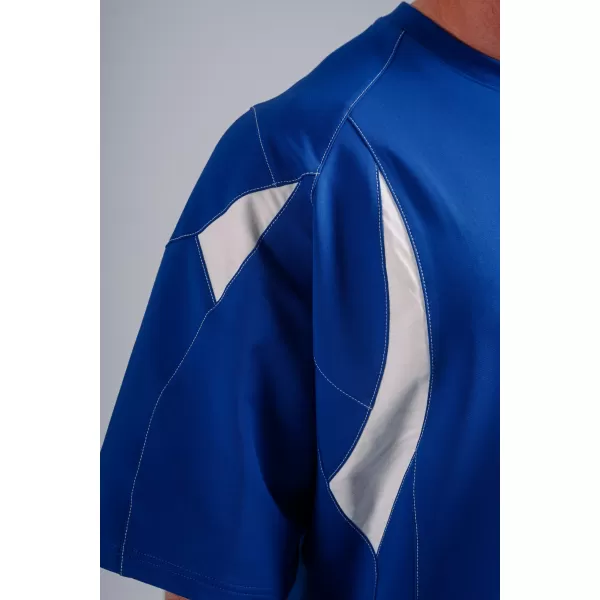  Tricou supradimensionat cu capac pompă NEBBIA PRIMAL 871 ALBASTRU 