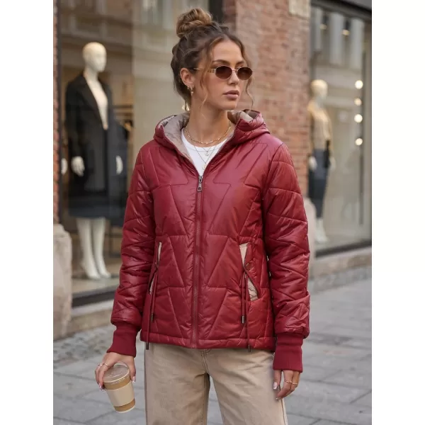  Geaca de dama DSTREET TY5785 BURGUNDIA 