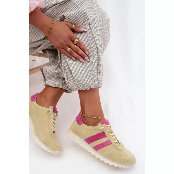  Adidași de damă BOTO GD-XW-1011 GALBEN/FUCSIA 