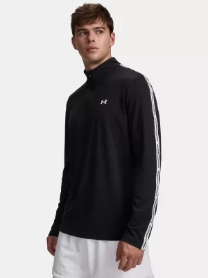Tricou pentru bărbați UNDER ARMOUR UA TECH TAPING 1/2 ZIP 6012357-001 NEGRU