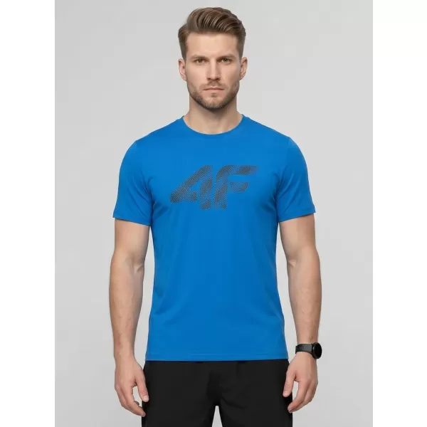  Tricou pentru bărbați 4F WMM00TTSHM3342 ALBASTRU 