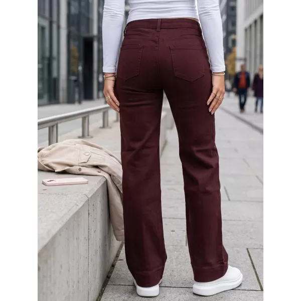  Pantaloni de dama DSTREET UY3090 ROŞU 