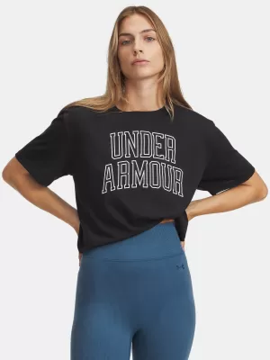 Tricou pentru femei UNDER ARMOUR RIVAL OS CAMPUS TEE 6007883-001 NEGRU