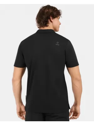Tricou pentru bărbați cu guler KILPI OLIVA-M 1M0311KI NEGRU