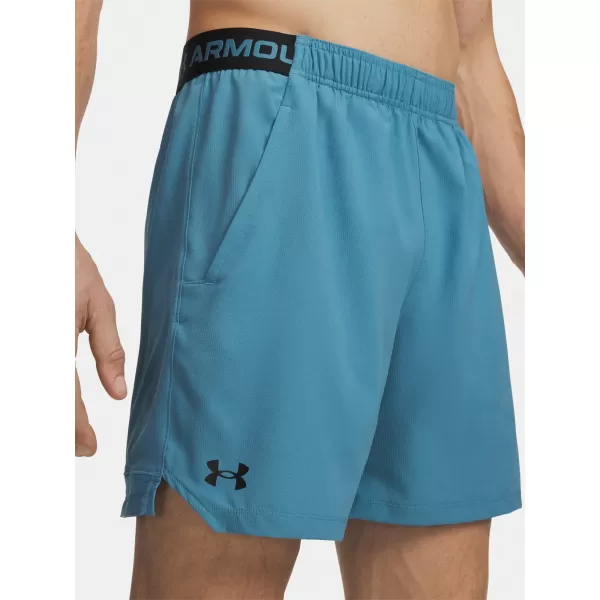  Pantaloni scurți pentru bărbați UNDER ARMOUR VANISH WOVEN 6IN SHORTS 1373718-466 ALBASTRU 