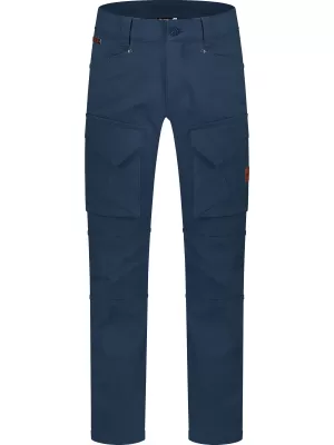 Pantaloni cargo din bumbac pentru bărbați NORDBLANC WANDERLUST NBSPM8364 ALBASTRU