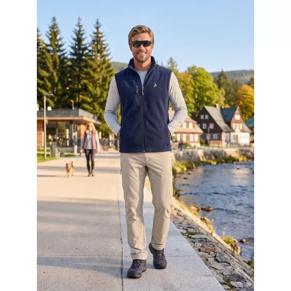  Vestă din lână pentru bărbați ALTISPORT ALM002525 ALBASTRU MARIN 