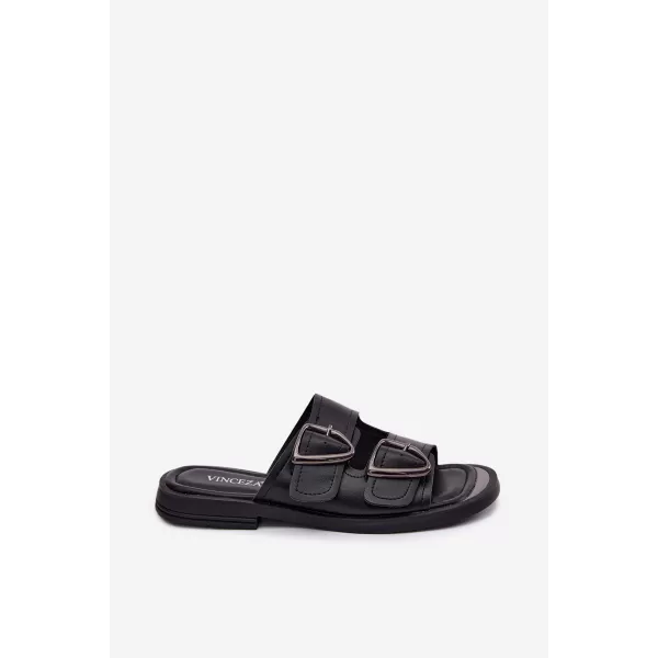  Papuci de damă VINCEZA 62304 NEGRU 