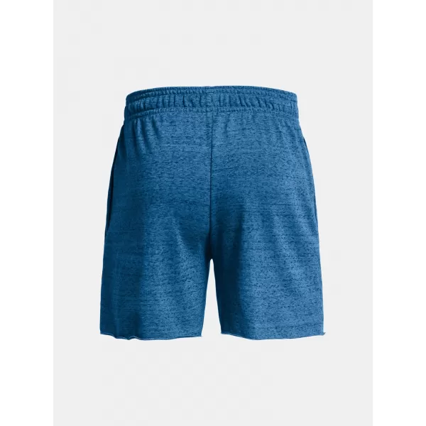 Pantaloni scurți pentru bărbați UNDER ARMOUR RIVAL TERRY 6IN SHORT 1382427-406 ALBASTRU 