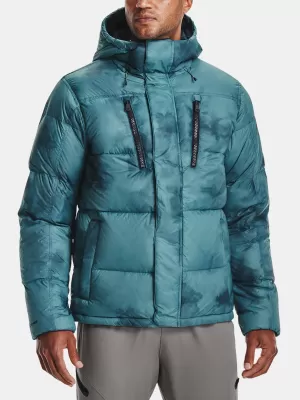 Jachetă pentru bărbați UNDER ARMOUR UA STORM CGI DOWN PRINTED STORM JKT 1365809-413 ALBASTRU