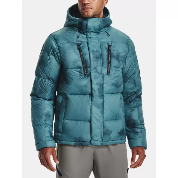  Jachetă pentru bărbați UNDER ARMOUR UA STORM CGI DOWN PRINTED STORM JKT 1365809-413 ALBASTRU 