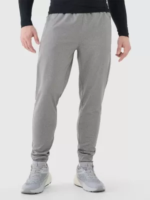 Pantaloni pentru bărbați 4F WMM00TFTRM1067 MELANGE GRI