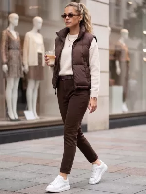 Pantaloni de dama DSTREET UY3129 MARO
