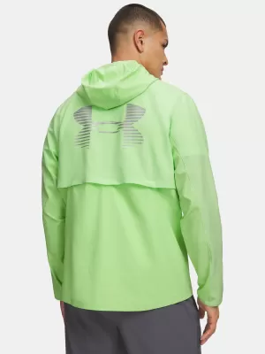 Jachetă pentru bărbați UNDER ARMOUR VELOCITI PRO STORM JACKET 6005897-712 VERDE