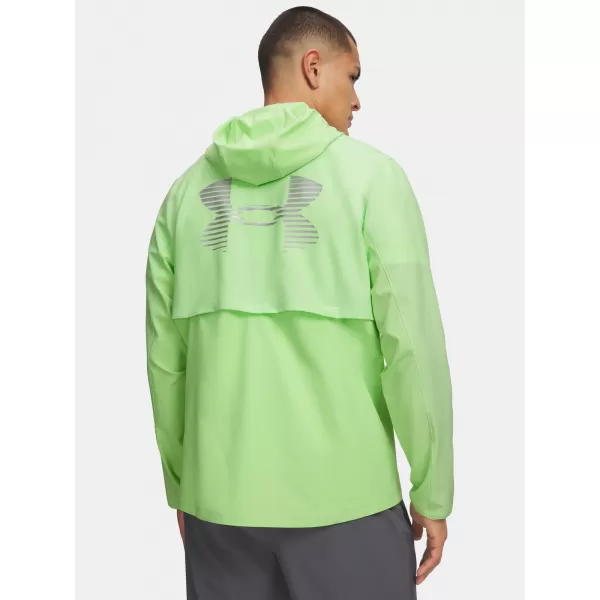  Jachetă pentru bărbați UNDER ARMOUR VELOCITI PRO STORM JACKET 6005897-712 VERDE 