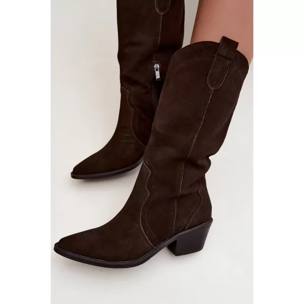  Cizme de cowboy de damă BOTO 5312 MARO 