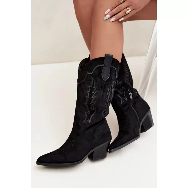  Cizme de dama BOTO 2586A NEGRU 