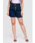 Pantaloni scurți de damă OMBRE OW-ST-E0011 DENIM ÎNCHIS LA CULOARE