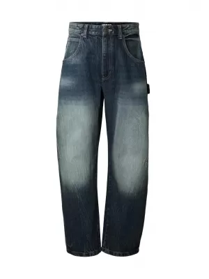 Pantaloni pentru bărbați URBAN CLASSICS TB8057 MARMURĂ ALBASTRU ÎNCHIS SPĂLAT
