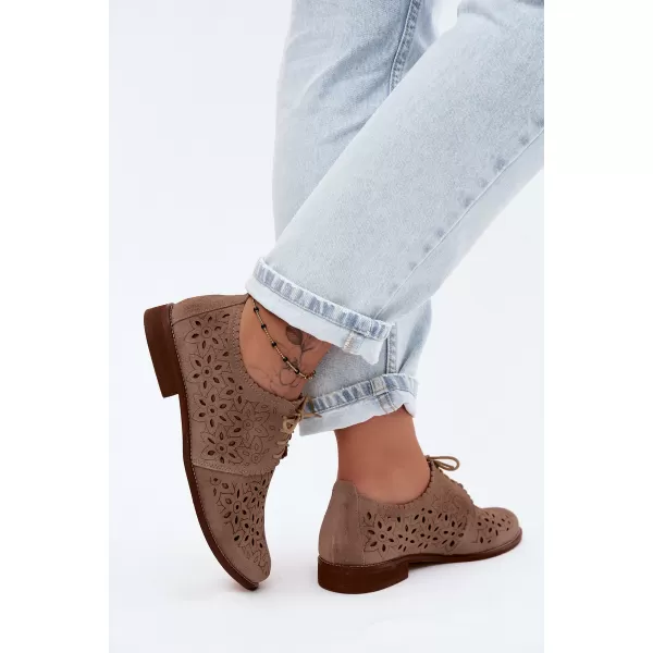  Botine de dama ZAZOO 4156/HOGL BEJ 