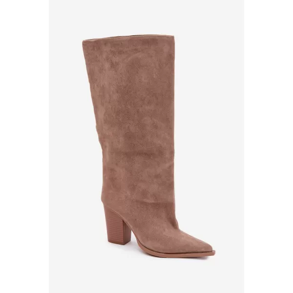  Cizme de dama BOTO 2576A KAKI 