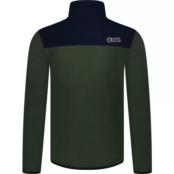  Hanorac ușor pentru bărbați din fleece NORDBLANC CRACKLE NBSFM8373 VERDE 