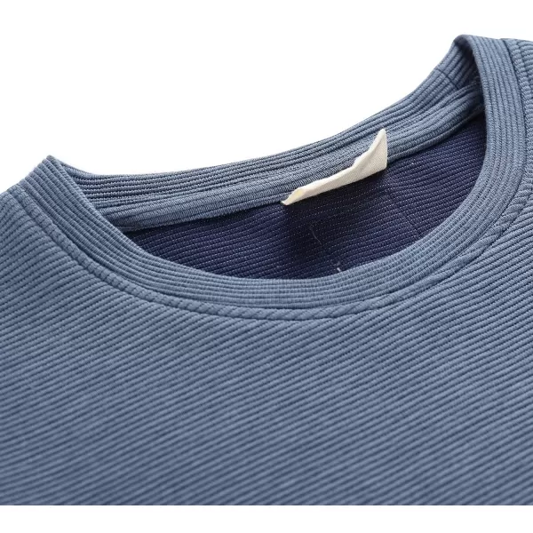  Tricou cu pete pentru copii ALPINE PRO NOMARO ALBASTRU ASHLEY 