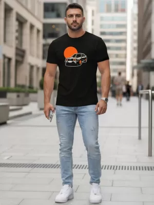 Tricou pentru bărbați DSTREET NX5091R-BK NEGRU