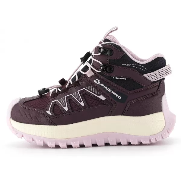  Pantofi de exterior pentru copii ALPINE PRO ATEGO VIN MOV 