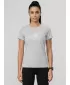 Tricou pentru femei 4F WMM00TTSHF3309 MELANGE GRI DESCHIS RECE