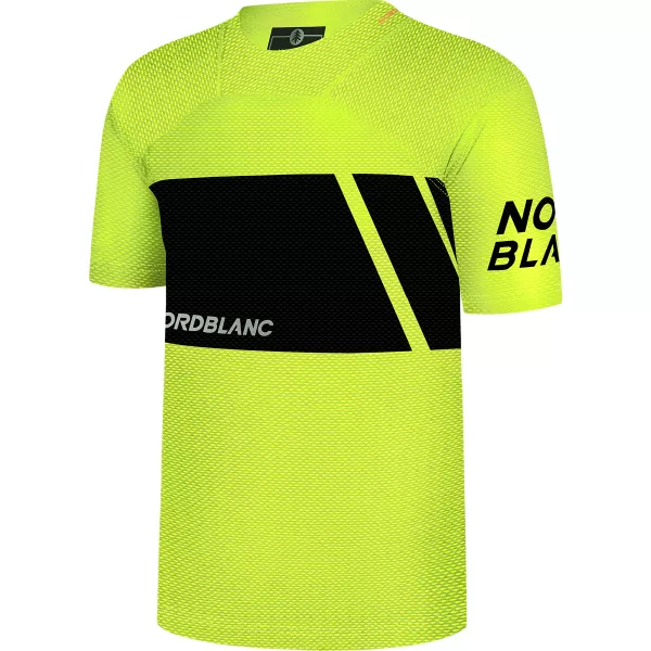  Tricou funcțional pentru ciclism pentru bărbați NORDBLANC MUD NBSMF8083 GALBEN STRĂLUCITOR 