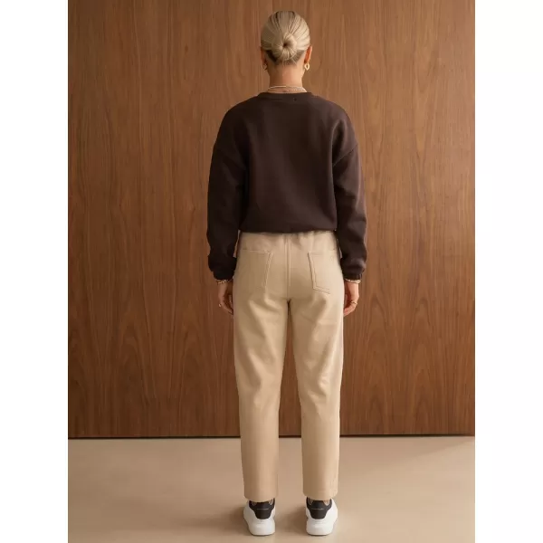  Pantaloni de dama DSTREET UY3212 BEJ 