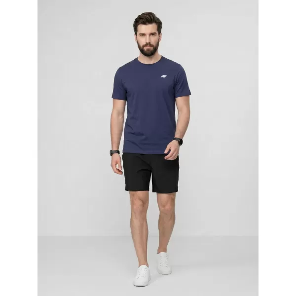  Tricou funcțional pentru bărbați 4F WAW25TFTSM1526 DENIM 
