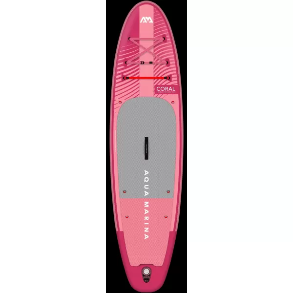  Placă cu vâsle AQUA MARINA CORAL 10'2'' ZMEURĂ 