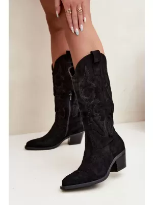 Cizme de dama BOTO 7689A NEGRU