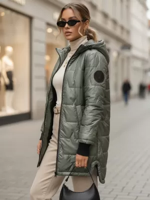 Geaca de dama DSTREET TY5789 VERDE