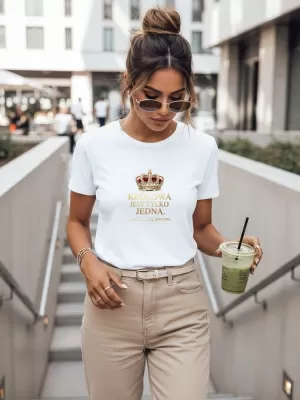 Tricou pentru femei DSTREET NX5035RY ALB