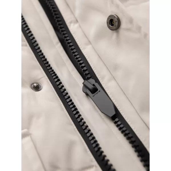  Parka pentru bărbați OMBRE OM-JALJ-0310 CREMĂ 