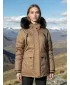 Geaca de iarna dama ALPINE PRO WERDA 3 NUANȚĂ SEPIA