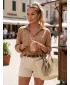 Pantaloni scurți de damă DSTREET SY0502 BEJ